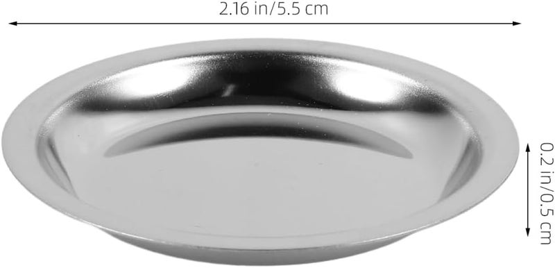 KICHOUSE Stainless Steel Tea Bag Coaster Tray - Tea Bag Holder Dish for Home Office Restaurant Use Drip Catcher and Storage Organizer - Image 4